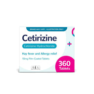 Cetirizine (10mg) - Hay Fever & Allergy Relief - 30 Tablets