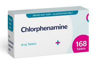 Chlorphenamine (4mg) - Hay Fever & Allergy Relief - 168 Tablets (Brand May Vary)