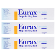 Eurax Anti-Skin Irritation Cream - 100g - 3 Pack
