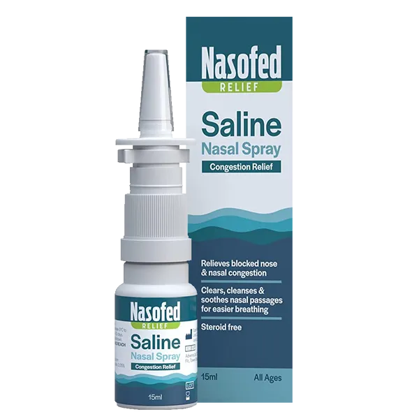 Nasofed Relief Saline Nasal Spray - 15ml