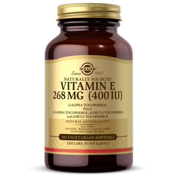 Solgar Vitamin E 268mg (400Iu) 50 Softgels