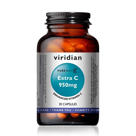 Viridian Extra C 950mg, 120 Capsules