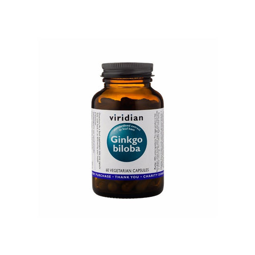 Viridian Ginkgo Biloba Leaf Extract, 60 Capsules