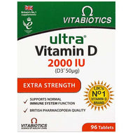 Vitabiotics Ultra Vitamin D 2000Iu Tablets - 96s