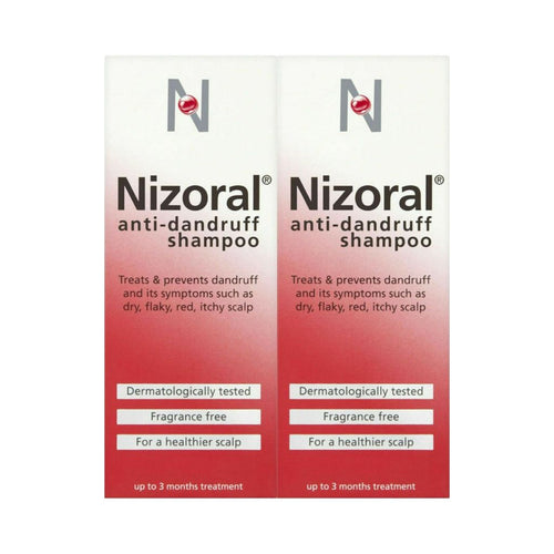 Nizoral Anti-Dandruff Shampoo 60ml - Pack of 2