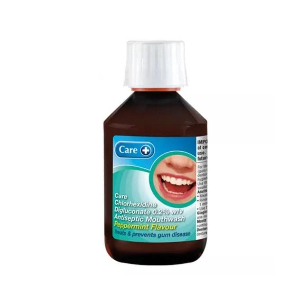 Care Chlorhexidine Antiseptic Mouthwash BP (Peppermint Flavour) 300ml