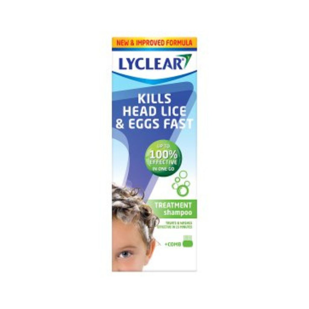 Lyclear Head Lice Treatment Shampoo + Comb 200ml