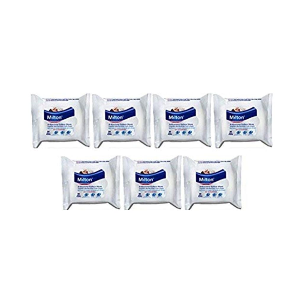 Milton Antibacterial Surface Wipes 30 - Pack of 7