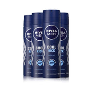 Nivea Men Cool Kick Anti-Perspirant 48H 150ml - Pack of 4