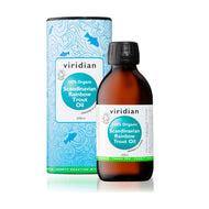 Viridian 100% Organic Scandinavian Rainbow Trout Oil - 200ml