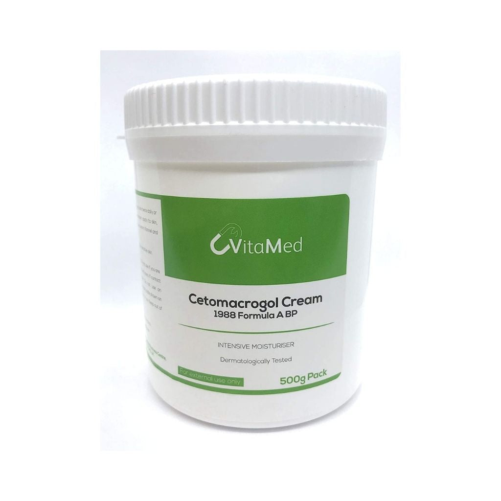 Vitamed Cetomacrogol Cream 500g