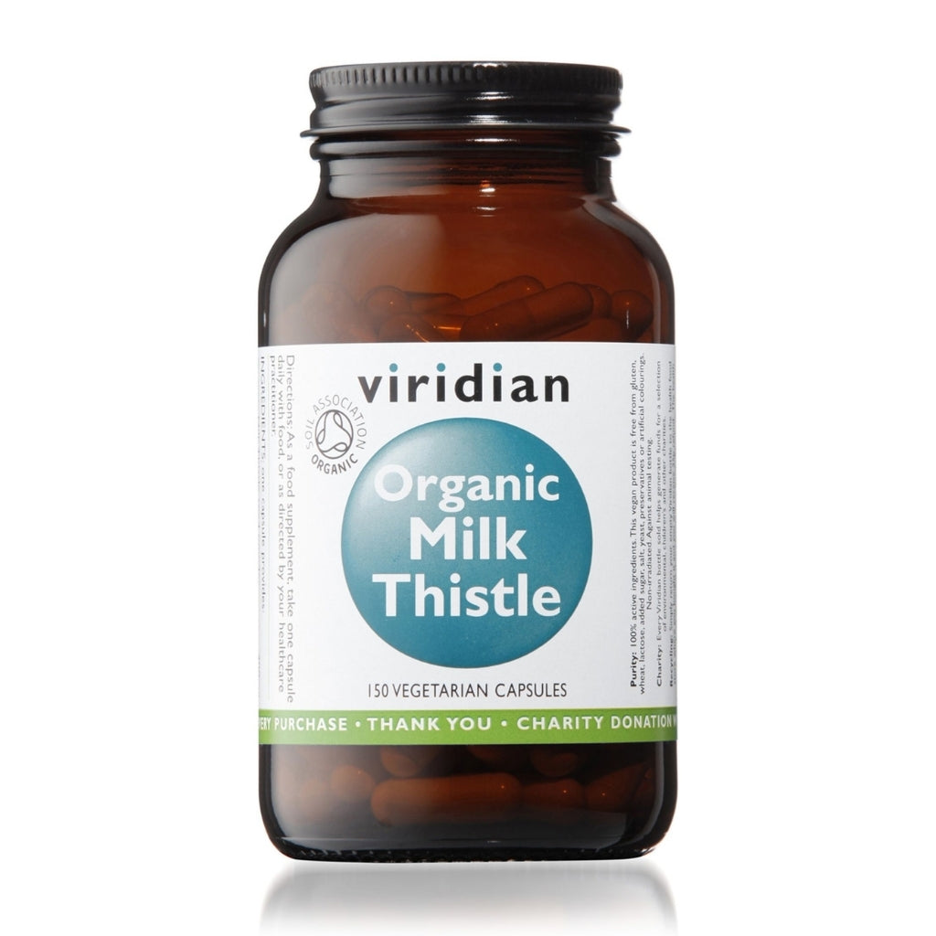 Viridian Organic Milk Thistle 150 Capsules