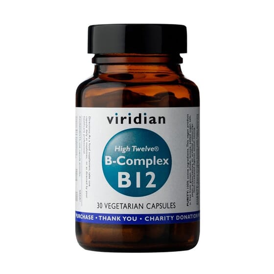 Viridian High Twelve B-Complex B12, 30  Capsules