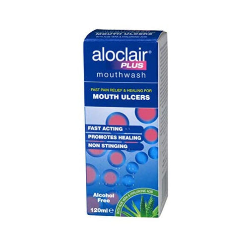 Aloclair Plus Mouthwash Mouth Ulcers 120ml
