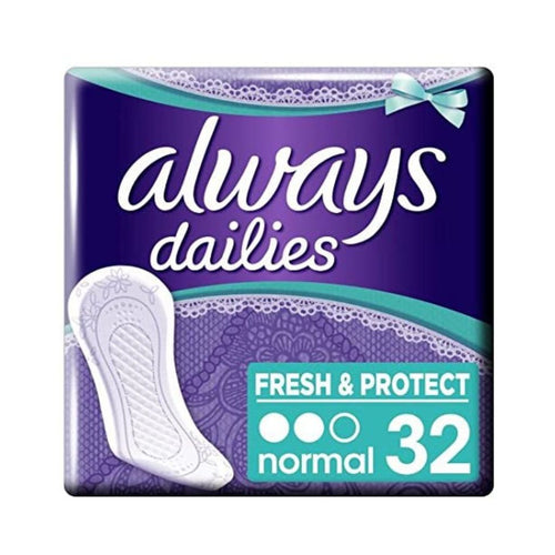Always Dailies Fresh & Protect Normal 32 Liners