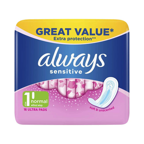 Always Sensitive Size 1 Normal 16 Ultra Pads