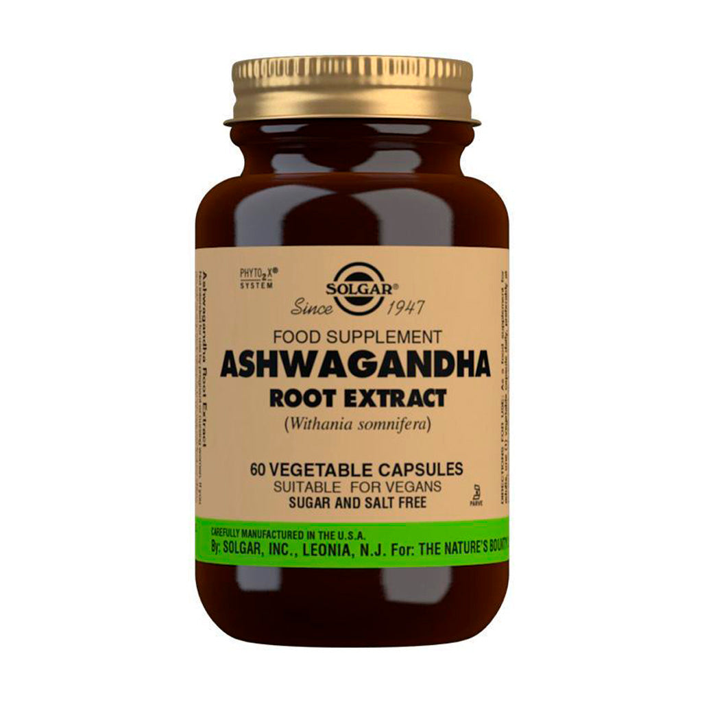 Solgar Ashwagandha Root Extract Vegetable 60 Capsules