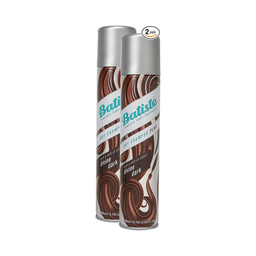 Batiste Dry Shampoo Divine Dark 200ml - Pack of 2