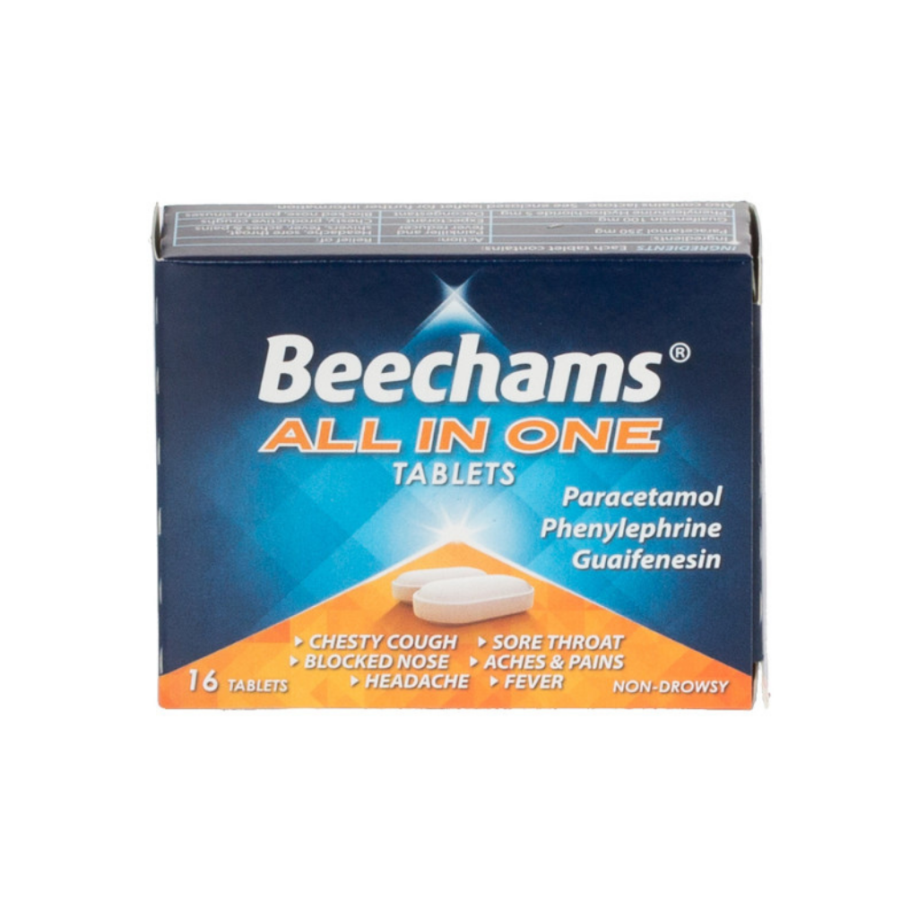Beechams Flu All in One 16 Tablets