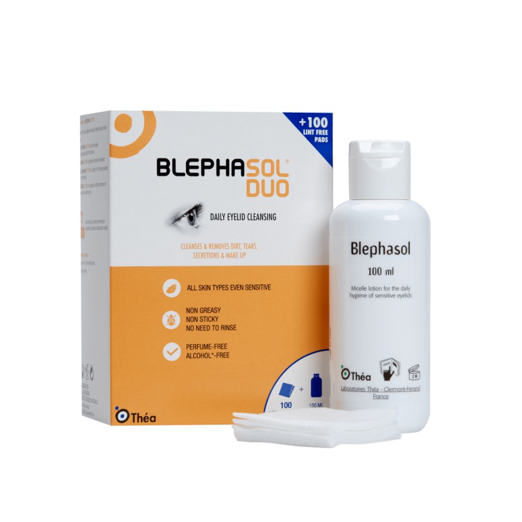 BlephaSol Duo 100ml + 100 Pads