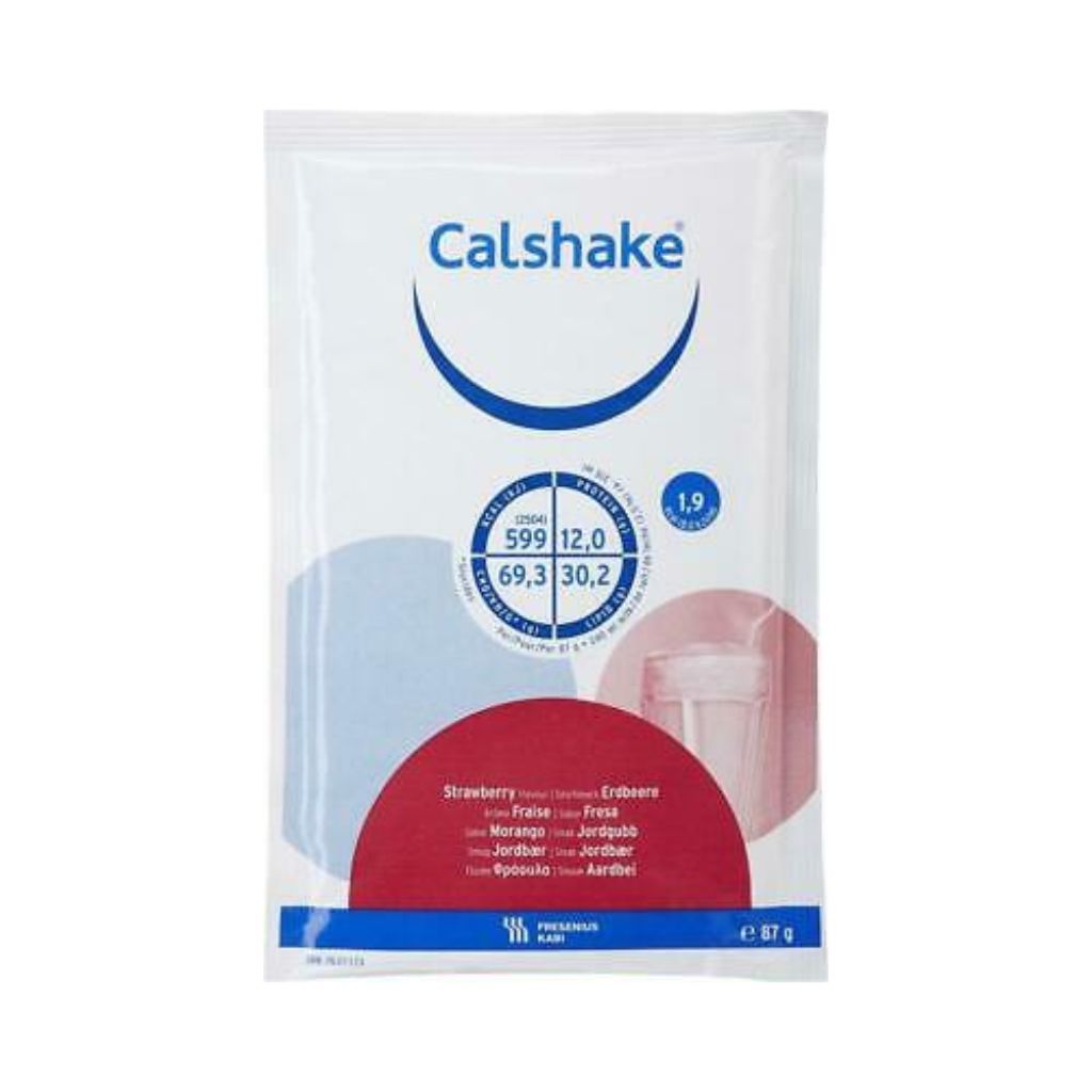 Calshake Powder Strawberry 7 x 87g