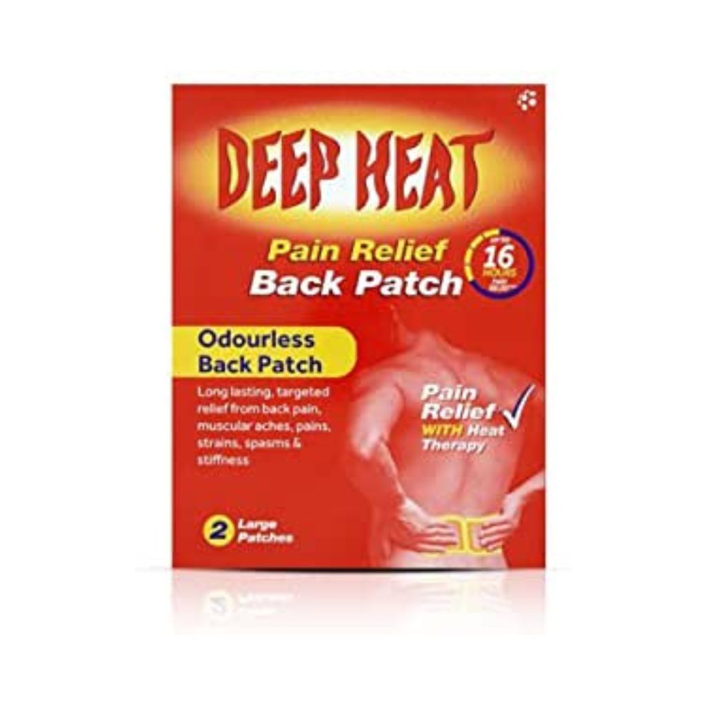 Deep Heat Pain Relief Back Patch - 2 Large Patches