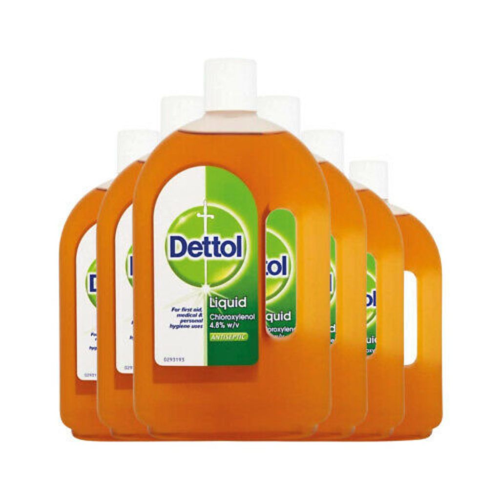 Dettol Liquid Antiseptic Disinfectant 750ml - Pack of 6