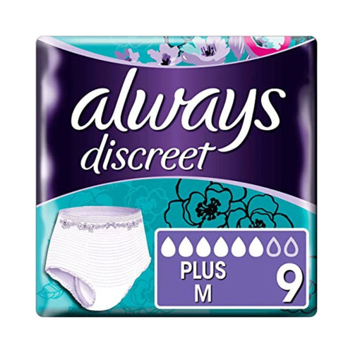 Always Discreet Underwear Plus Medium 9 Pants