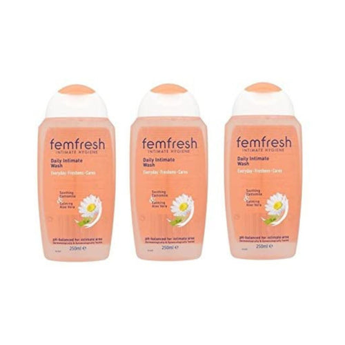 Femfresh Daily Intimate Wash 250ml - Pack of 3
