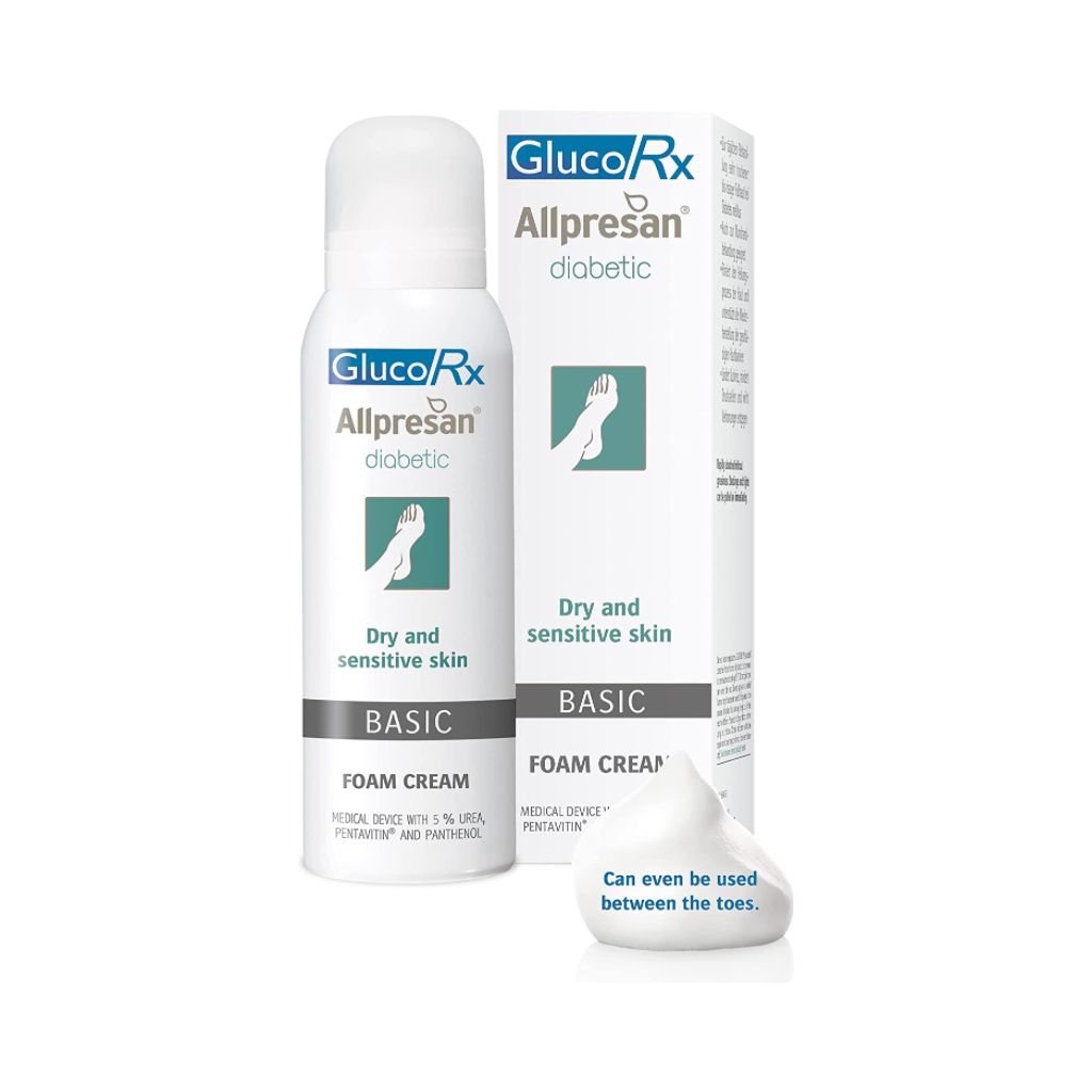 GlucoRx Allpresan Diabetic Basic Foam Cream 125ml