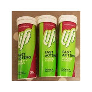 Lift Fast Acting Juicy Raspberry Glucose 10 Chews - Pack of 3