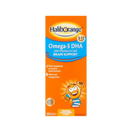 Haliborange Omega-3 DHA 3-12 years Orange Flavoured Syrup 300ml