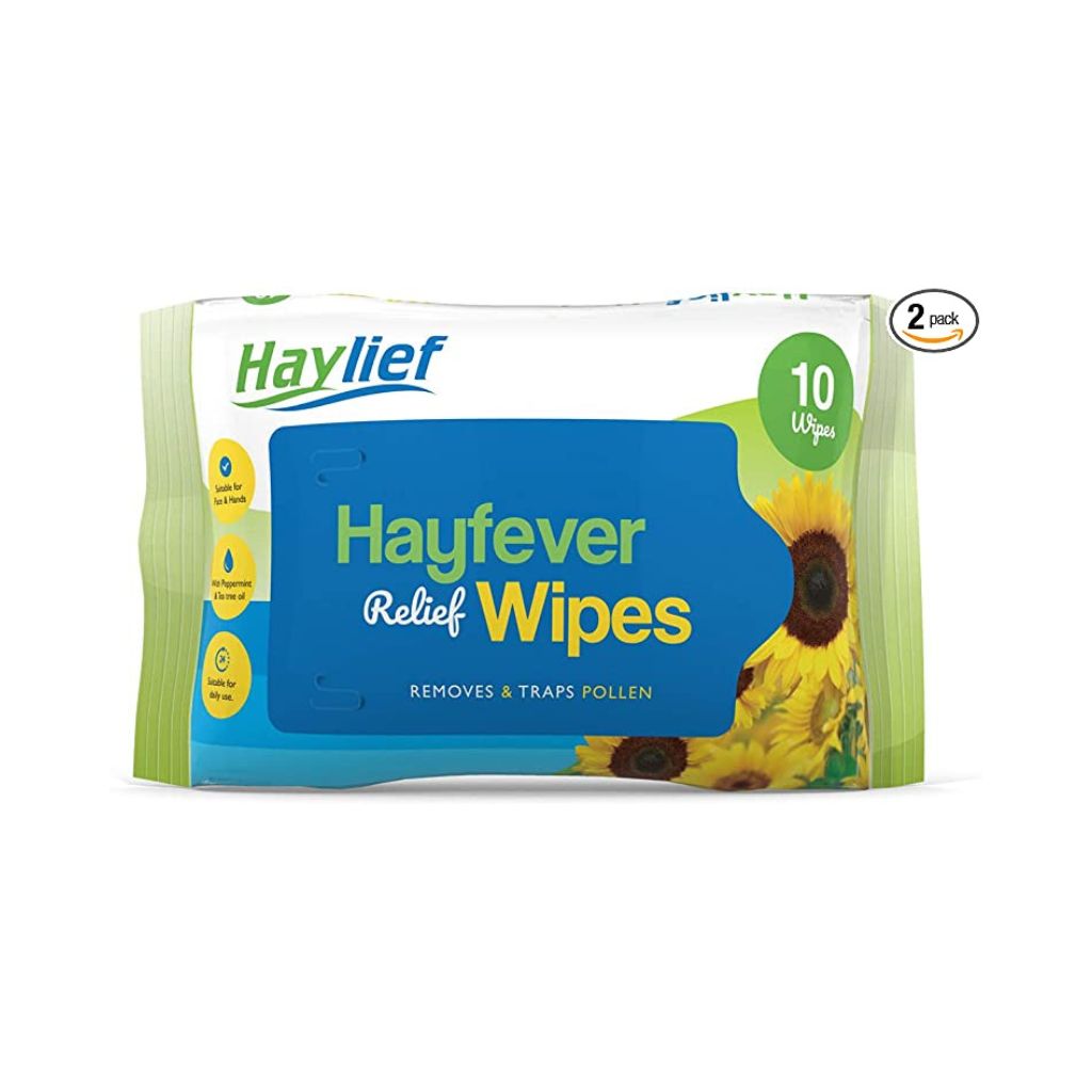 Haylief Hayfever Relief Wipes 10 Wipes - Pack of 2