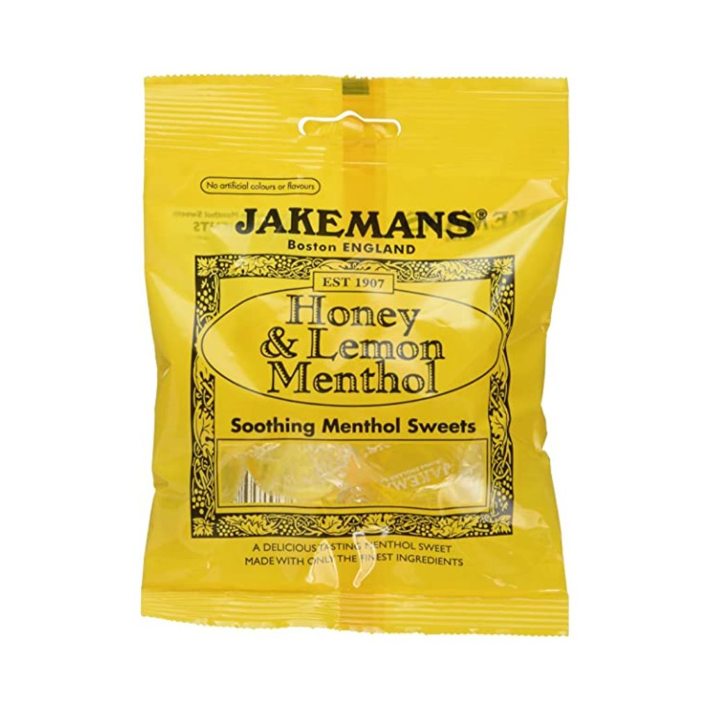 Jakemans Honey and Lemon Menthol Sweets 100g