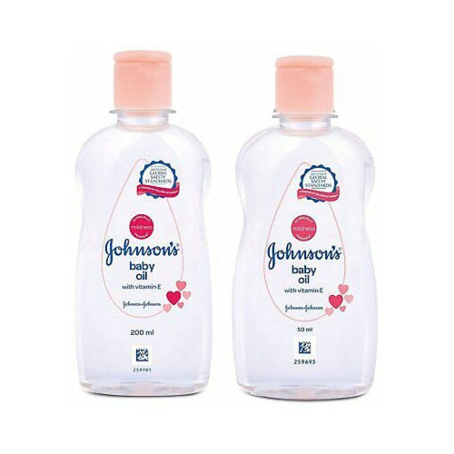 Johnson's Baby Oil 500ml - Pack of 2