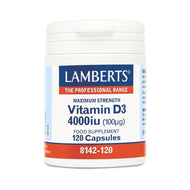 Lamberts Vitamin D3 4000iu (100µg) 120 Capsules