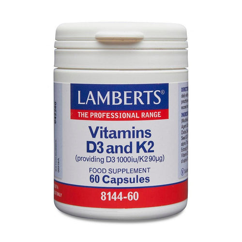 Lamberts Vitamins D3 and K2 60 Capsules