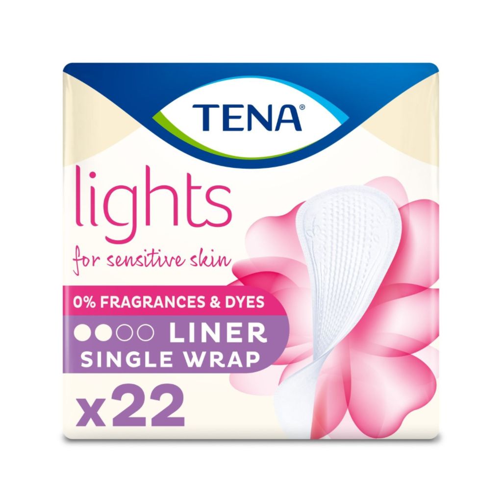 Tena Lights Liner Single Wrap 22 Liners