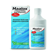 Maalox Oral Suspension Peppermint 250ml