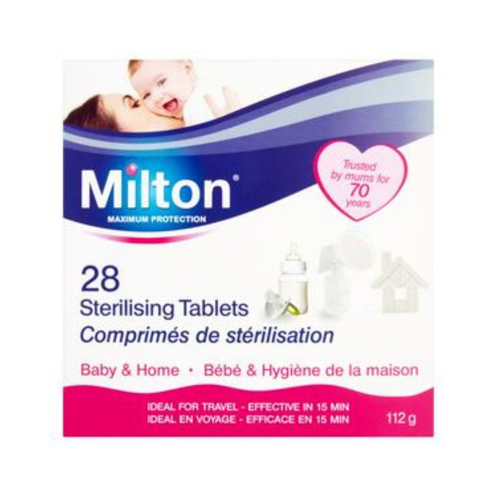 Milton 28 Sterilising Tablets Baby & Home 112g
