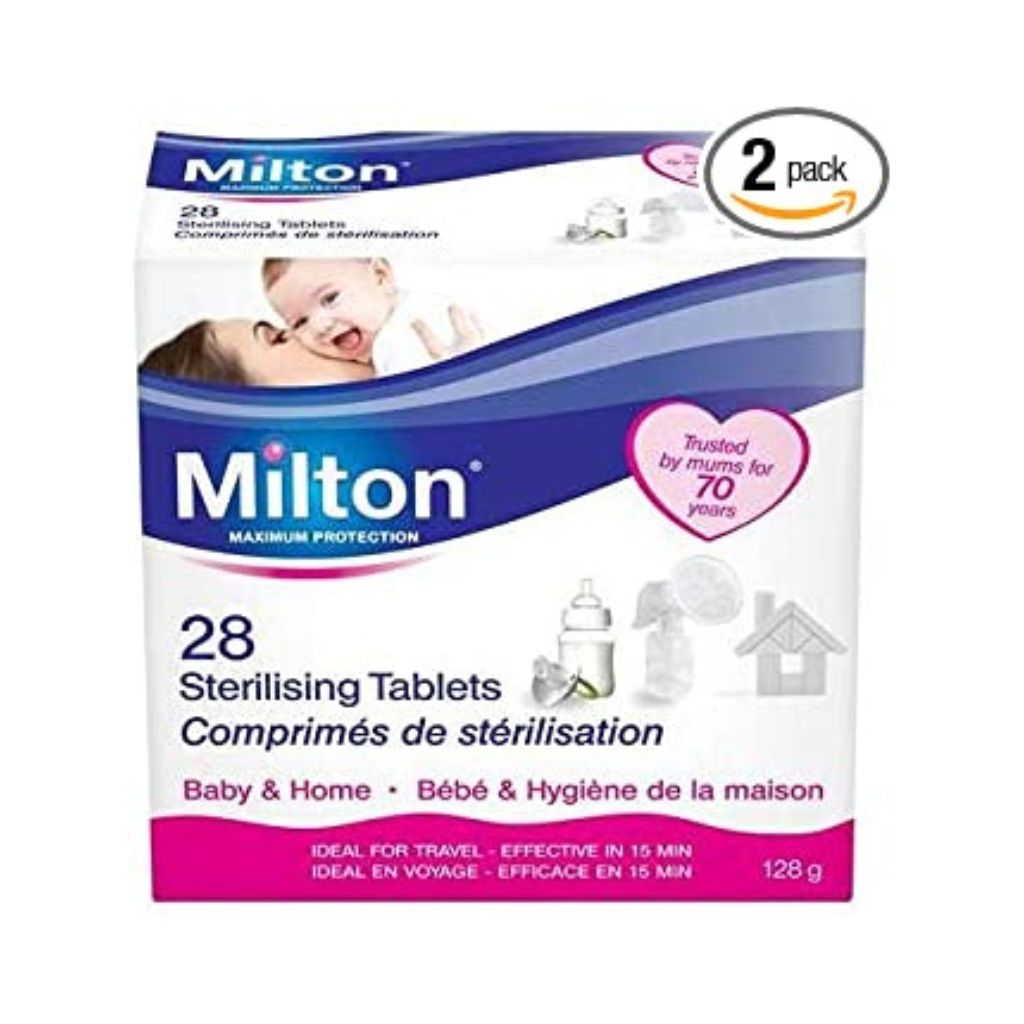 Milton 28 Sterilising Tablets Baby & Home 112g - Pack of 2