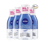 Nivea Double Effect Eye Make-up Remover 125ml - Pack of 4