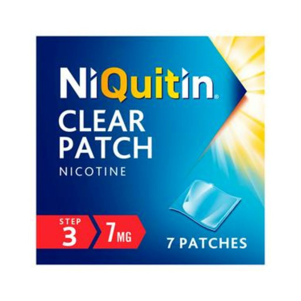 NiQuitin Clear Patch Step 3 7mg 7 Patches