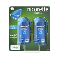 Nicorette Lozenge Cools Icy Mint 2mg 4x20 Lozenges