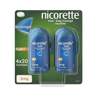 Nicorette Lozenge Fruit 2mg 4x20 Lozenges