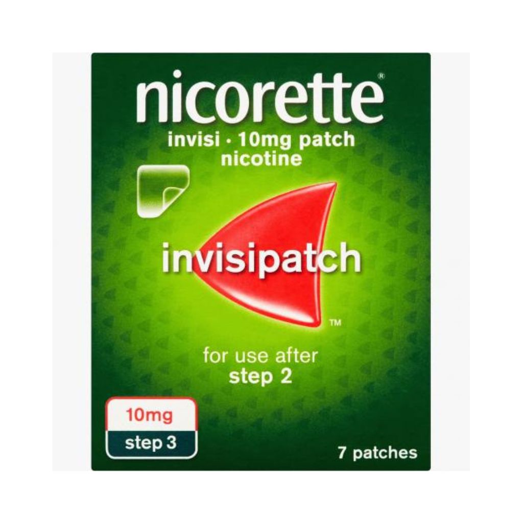 Nicorette Invisipatch 10mg Step 3 - 7 patches