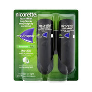 Nicorette QuickMist Mouthspray Nicotine Freshmint 2x150 Sprays
