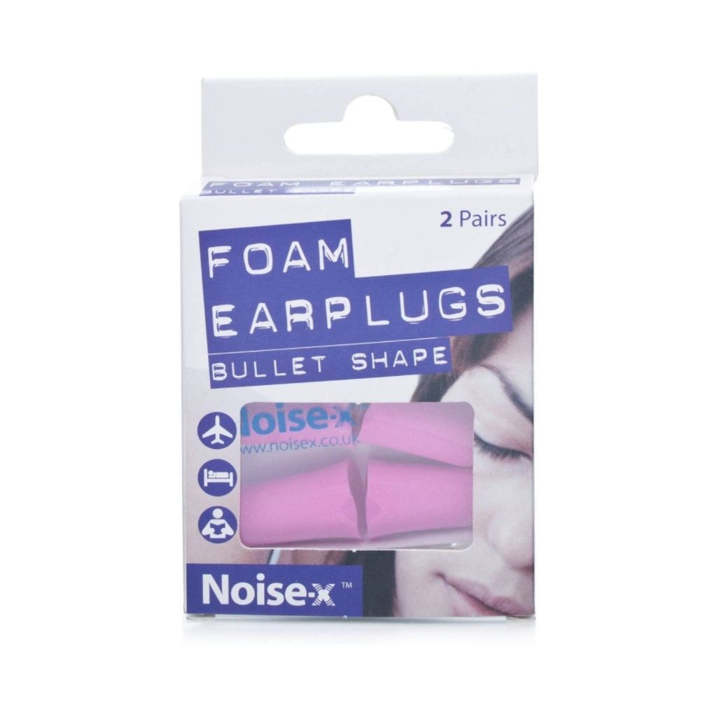 Noise-x Foam Earplugs Bullet Shape 2 Pairs