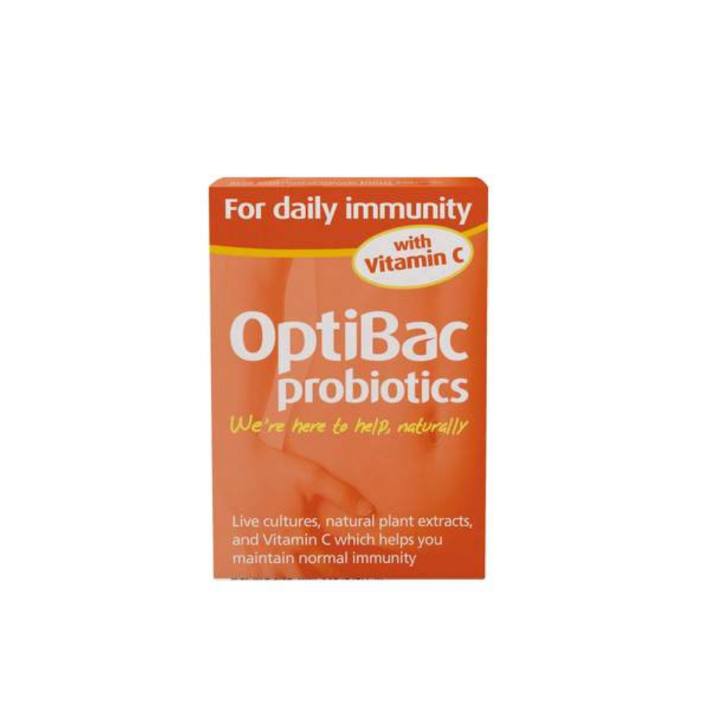 Optibac Probiotics With Vitamin C 30 capsules