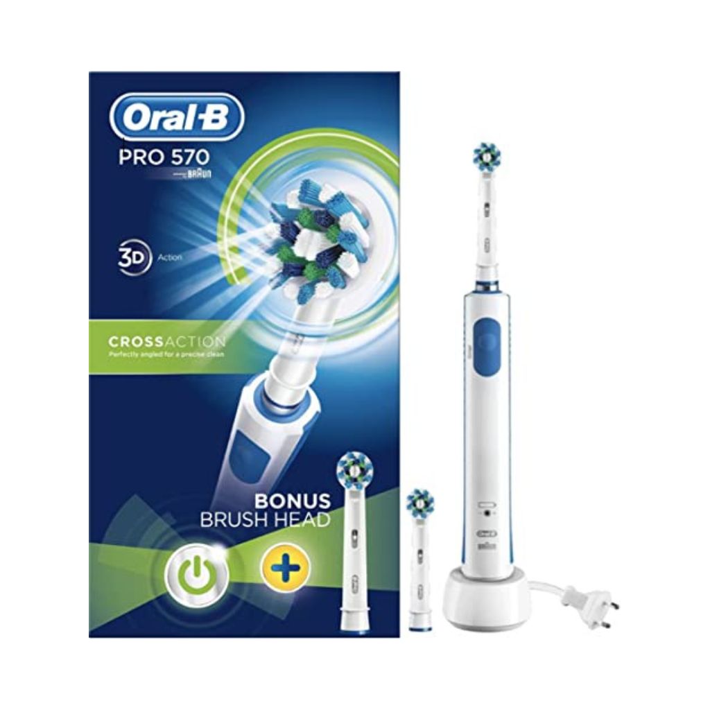 Oral-B Pro 570 Electric Toothbrush Cross Action